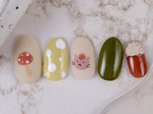 ショコ アンド ラム(Syoko&Lum)/☆今月の猫ちゃんネイル☆