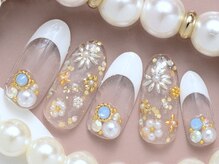 ネイルサロンラグジュアリー 梅田店(LUXURY)/ビジューネイル