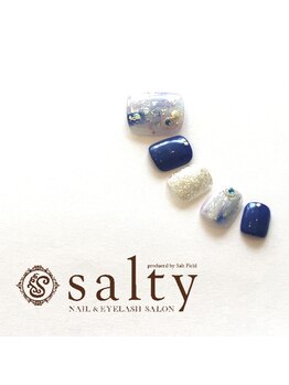 ネイルアンドアイラッシュサロン ソルティ 寺田町(salty)/フットネイル