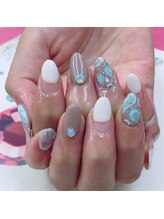 アイル ビューティーサロン(Airu Beauty Salon)/ペイズリー柄ネイル