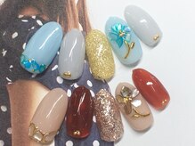ネイルサロン キャンディネイル(Candy Nail)/シェルフラワー　ｂｙ横山