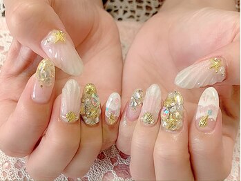 夏詰め込みネイル☆