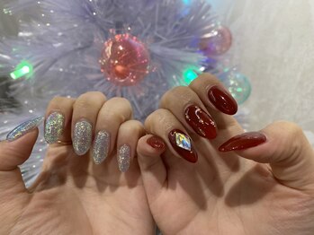 ネイルキュート アンド クールラッシュ 亀有店(nailcute & CoolLash)/クリスマスネイル♪