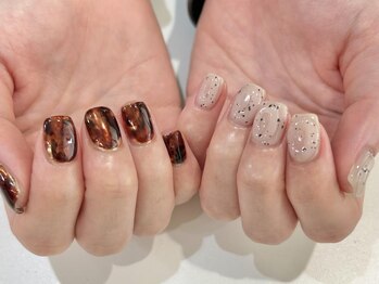 アイネイルズ 渋谷店(I nails)/【Karin.m】アシメインク