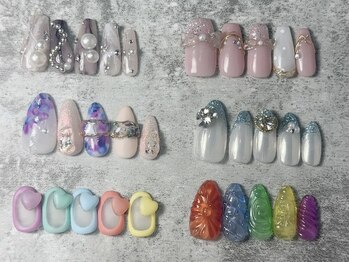 ウル(ulu)の写真/【持込デザインOK】お洒落で毎日がもっと楽しくなるはず♪豊富なストーン・パーツで幅広いデザインに対応◎