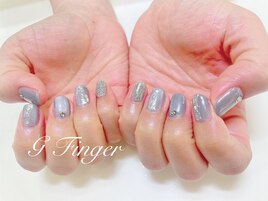 ブルーグレーの大人ニュアンス♪