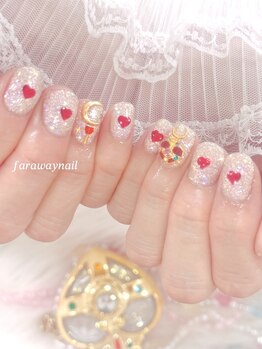 ファラウェイネイル(Faraway nail)/セーラームーンネイル☆