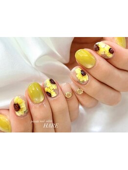 手描きアートが得意なサロン