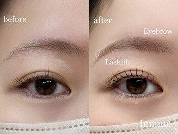 ルムー(lumuu.)/まつげパーマ×眉毛