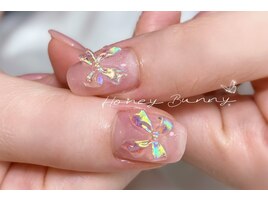 ちゅるんリボンネイル