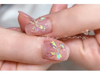 ちゅるんリボンネイル