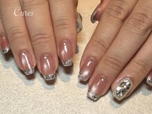 キュアーズ ネイル(CURES NAIL)/ガラスフレンチ☆