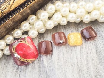 ネイルズガッシュ 蒲田東口店(NAILsGUSH)/*ブラウニーハート*