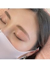 ミメル バイ ラフォンテ(mimelle by LAFONTE)/眉毛Waxデザイン　after