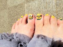 シュガーネイル(sugar nail)/ミニオンズ　フットネイル