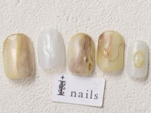 アイネイルズ 渋谷店(I nails)/グリーンミラーネイル