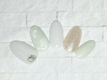 アルセア 上野御徒町店(Alcea)/手描きフラワー　シンプル