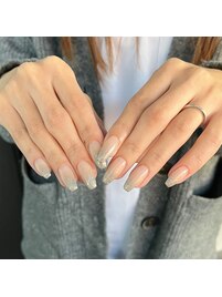 gray gradation × magnet