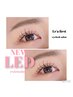 《オイルクレンジングOK♪高持続★1.5倍》LEDエクステ×フラット120本¥5900