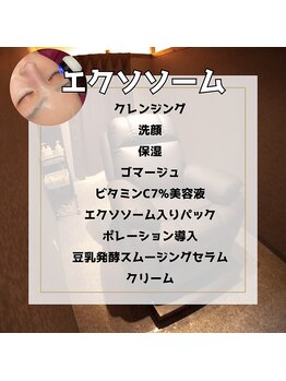 サロン ハリー(SALON HARRY)/エクソソーム導入コースの内容