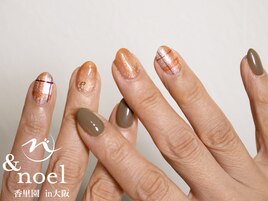 マグネットチェックネイル