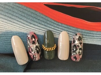 ネイルサロン&スクール ジーナ(GINA)/アニマル×タイダイで個性的に