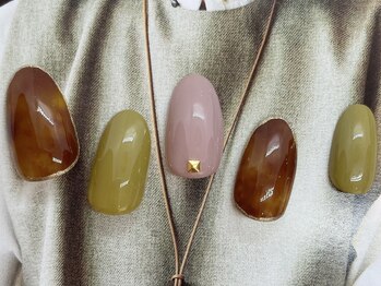 シエルネイルスタジオ 新宮店(Ciel nail studio)/【￥７２５０】べっ甲ネイル