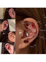 エッグプラント(eggplant)/耳つぼジュエリー