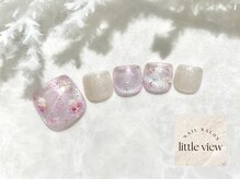 リトルビュー(little view)/フットマグ×押し花ネイル¥11980