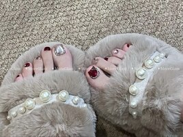 フットネイル定額　夏ネイル