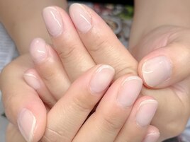 自爪風ワンカラーネイル