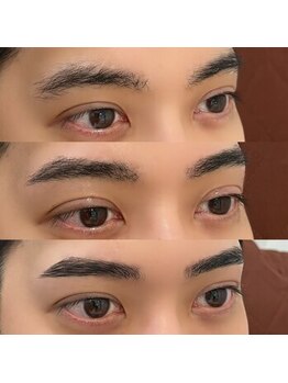 アトリエ ハルミナ(atelier harumina)/垢抜け!メンズ眉毛パーマ