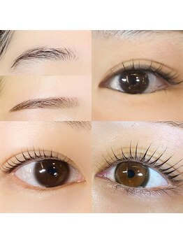 ビューティーサロン リコ(BeautySalon Rico)の写真/眉毛のバラつきや毛流れのお悩み解消★話題のブロウリフトで美眉に!パーマとSETで自信が持てる好印象顔へ♪
