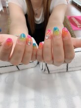 ネイルサロン ティプレシャス(T Precious)/トロピカルグラデーションネイル