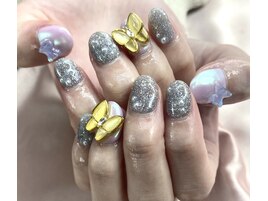 蝶々ネイル※別途パーツ