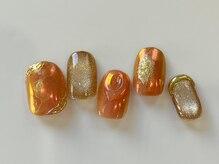 ネイルメゾン 天神店(NAIL MAISON)/うるつやオレンジマグ￥12500