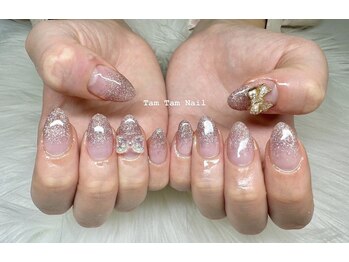 タムタムネイル 本厚木(Tam Tam Nail)/ラメグラデーション