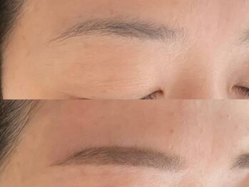 ブロウタス 新越谷店(BROW+)の写真/お客様の骨格に合わせたオーダーメイドの眉毛をご提案♪左右差解消や似合わせデザインもお任せください☆