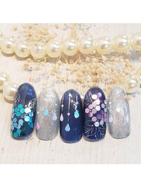 あじさい・梅雨ネイル☆彡