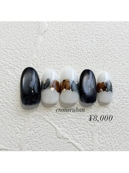 クレームルバン/2月トレンドネイル4種¥8000