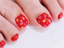 カワイイーネイル(Kawaii nail)の雰囲気（フットネイルしてます☆角質ケアのみのメニューもございます！）