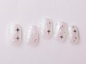 アイネイルズ 恵比寿店(I nails)/オーロララメ8500円