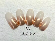 ネイルスタジオ ルキナ(LUCINA)/T-036 ミラーグラデーション