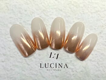 ネイルスタジオ ルキナ(LUCINA)/T-036 ミラーグラデーション