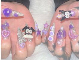 クロミちゃんネイル