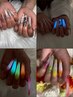 【スカルプ】Summer☆★NAIL蓄光デザスカ