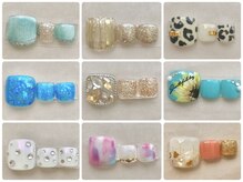 ナナズネイル 西小倉店(NANA's Nail)の雰囲気（夏のフットデザインお任せください^_^）
