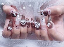 フェリスネイル 池袋店(Feliz Nail)/長さだし／バレンタイン／池袋