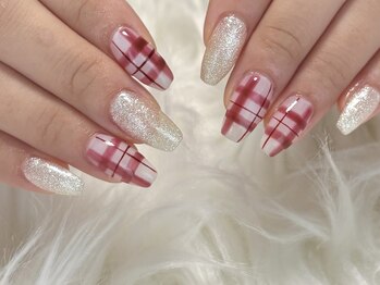 ヴェリタネイル(Verita nail)/チェックデザイン