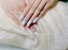 ミートユーネイル(MEET YOU NAIL)の雰囲気（チップ長さだし美フォルム持ち込みデザイン）
